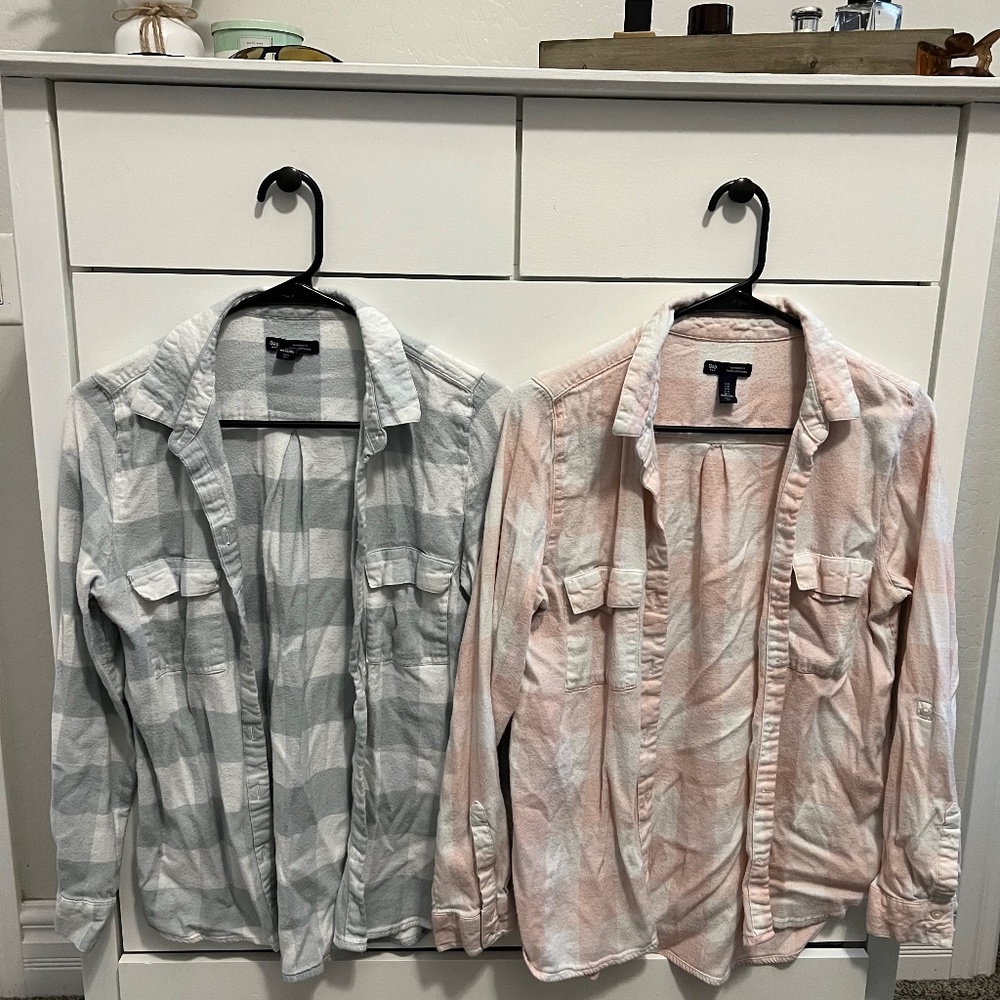 Gap flannels.